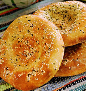 лепешки с кунжутом